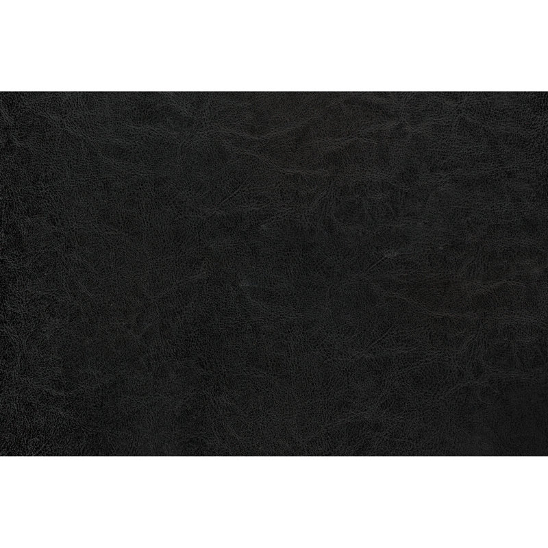 Tabourets de bar à hauteur de comptoir (de 2), sièges en cuir brun et cuir noir, cuisine avec repose-pieds rembourrés confortables, finition foncée, conception sans dossier 2, pieds de style transitionnel,