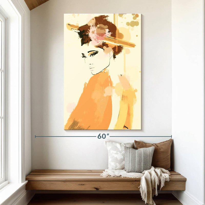 Leisha Old Fashioned Portrait, 51" H x 34" W
