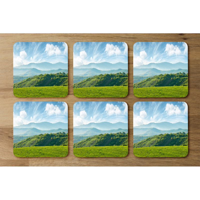 Square 6 Piece Coaster Set