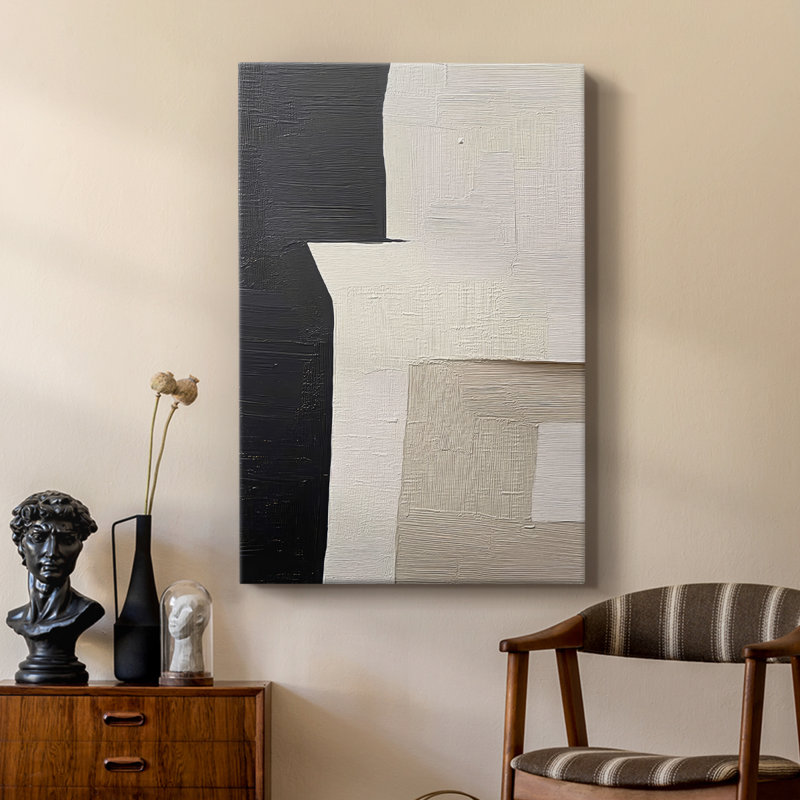 Série ABSTRACT DCXLIX - Cavas de galerie sur mesure, H 27 po x l 18 po