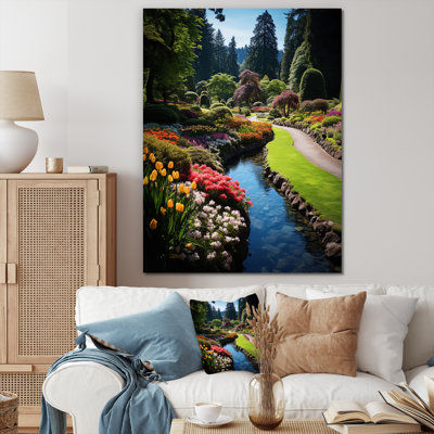 «Baskaran Canada Butchart Gardens II», reproduction sur toile