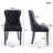 Goodkin Velvet Upholstered Dining Chairs with Tufted High Back-36949075