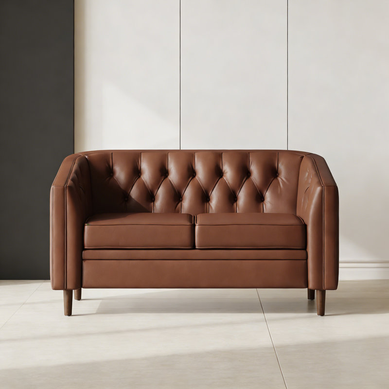 Loveseat, Light Brown