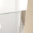 34"X 72" Pivot Shower Door, Matte Black Frame, Half Frame ,1/4"(6Mm) Tempered Glass Explosion Proof Film-119866312