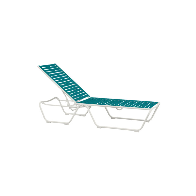 Millennia EZ Span™ Outdoor Chaise Lounge, Jade , Shell