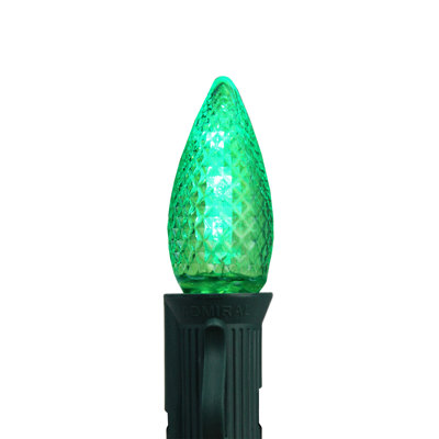 Faceted Transparent LED C7 Christmas Replacement Bulbs