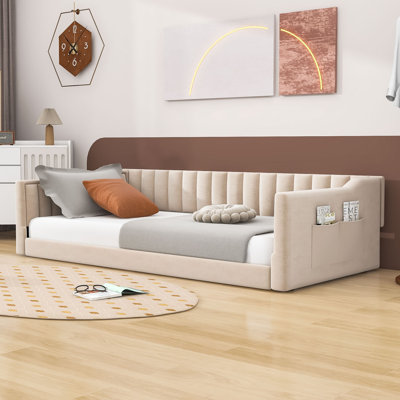 Upholstery Daybed with Storage pocket by Mercer41