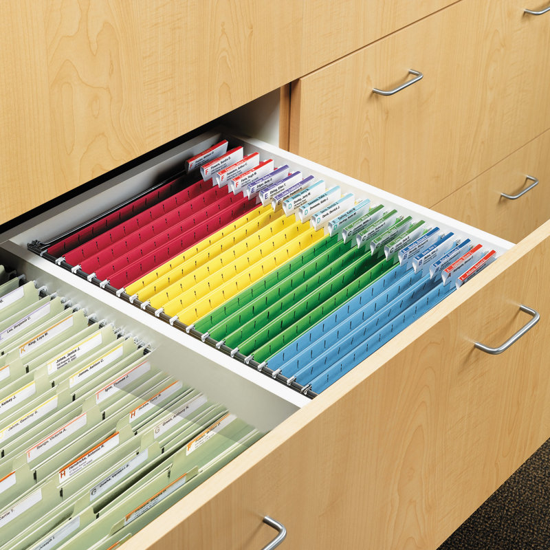 Smead® Steel Hanging Folder Drawer Frame Metal Hanging Files Open