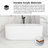 66'' Acrylic Freestanding Soaking Bathtub