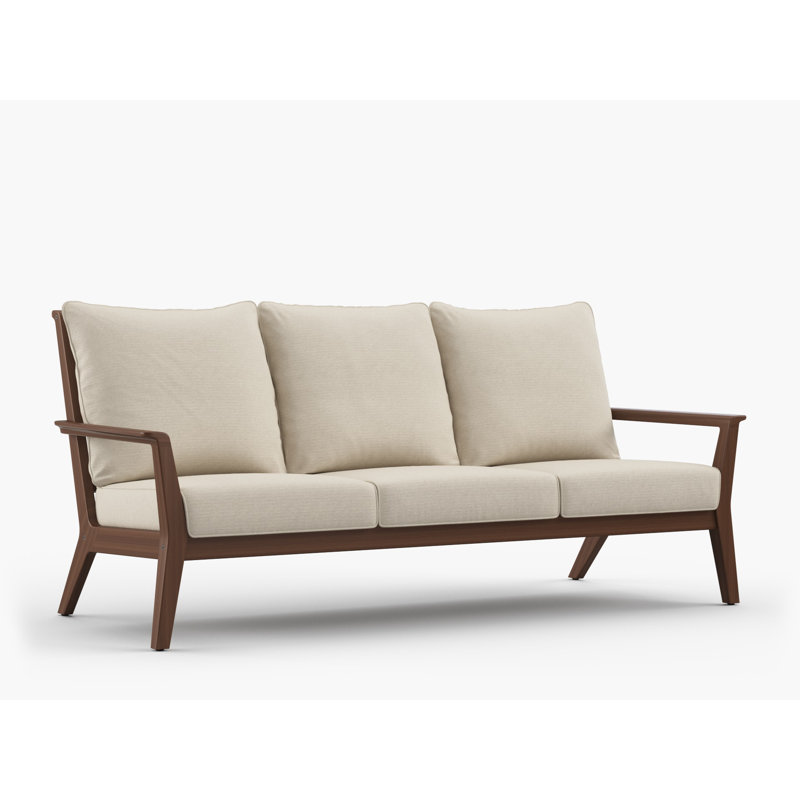 Sky Outdoor 3 - Seat Patio Sofa, Premier Fog