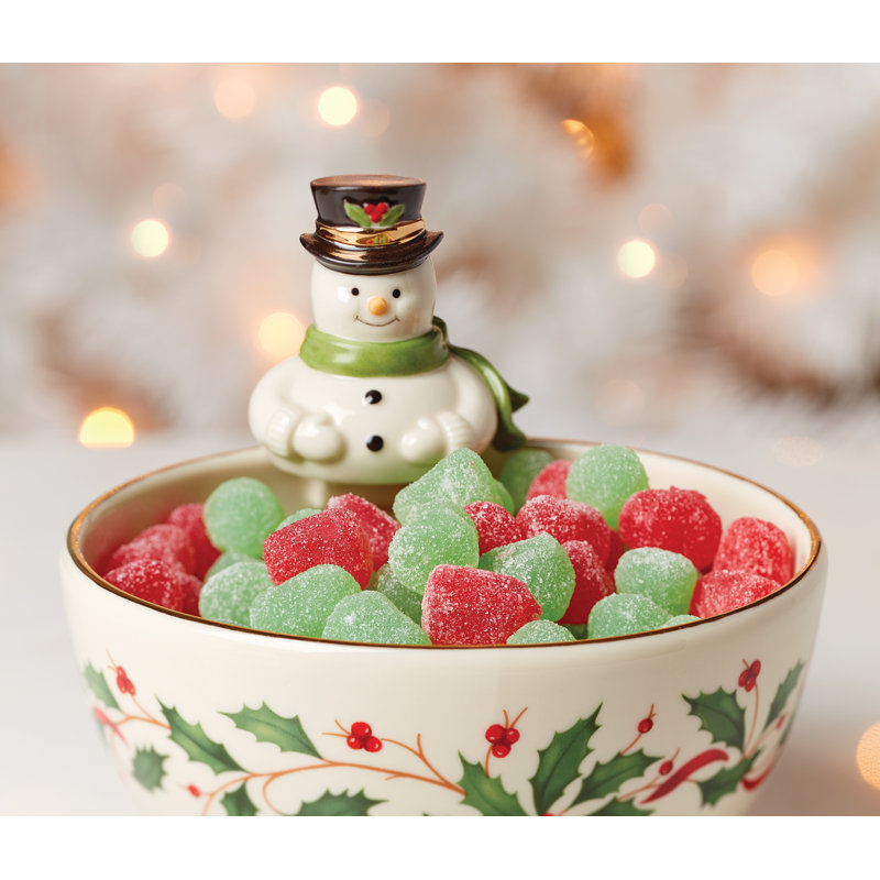 Lenox Holiday Snowman Bowl