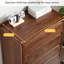 Commode d'appoint moderne à grande capacité