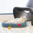  23" Denim-Style Cat Scratcher Lounge With Sisal Surface And Interactive Toy Ball