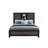 SOLUTO GREY AND BLACK BOOKCASE  BED-1589142642