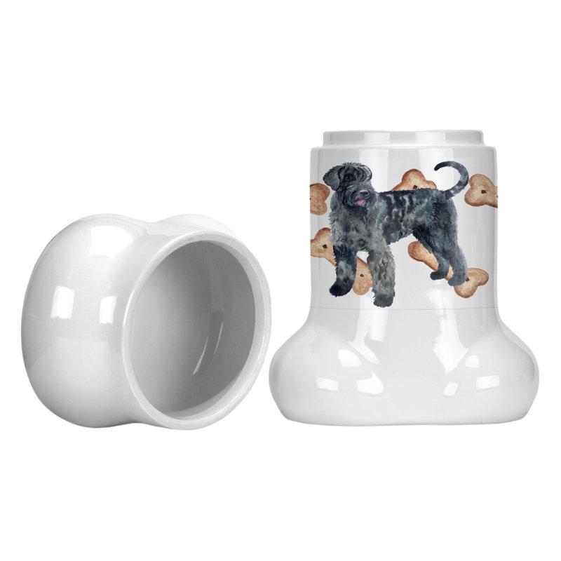 Pot à animaux en forme d’os géant schnauzer