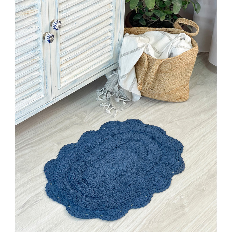 Casanova Non-Slip, 34" L x 21" W, Navy Blue