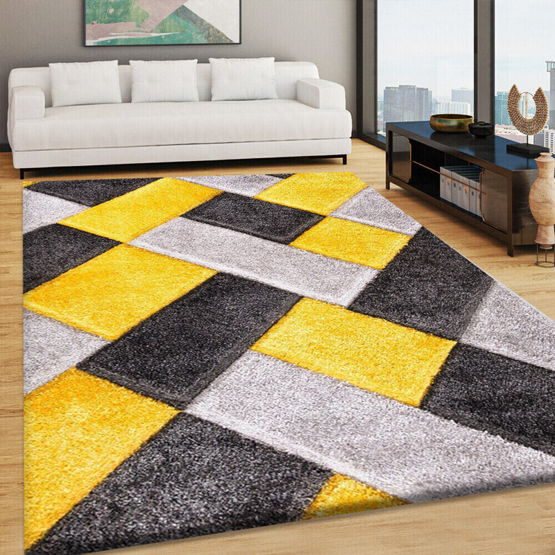 Geometric Indoor / Outdoor Area Rug, Rectangle 200 x 290cm