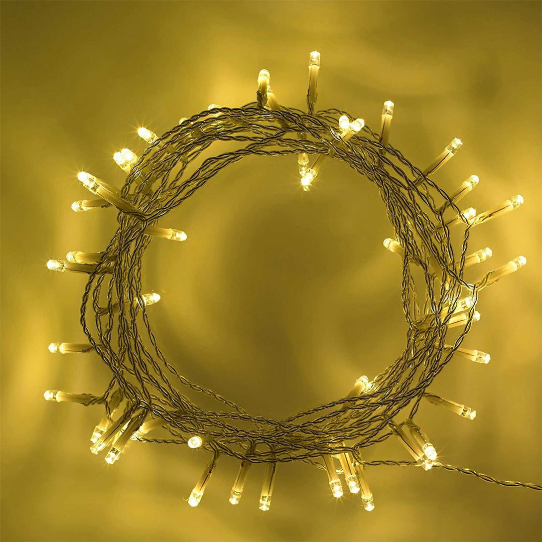 SHATCHI 40 Warm White LED Lights Clear Cable Battery Operated Fairy String Christmas Tree Wedding Party Birthday Garden Party Window Decorations - Image 4