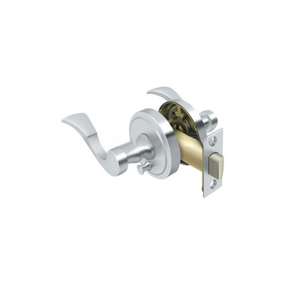 Deltana PRLLR2U26-RH Lacovia Lever Privacy, Right Hand in Polished Chrome