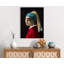 Girl with Skull Earring' by Steven Hill - Wrapped Canvas Painting Print-1939607017