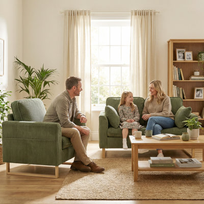 2 Seater Corduroy Loveseat
