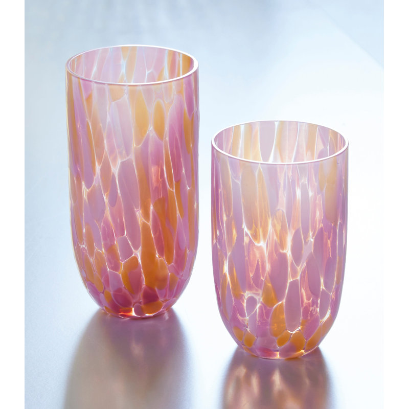 Sip Sip 14oz. Handmade Drinking Glass