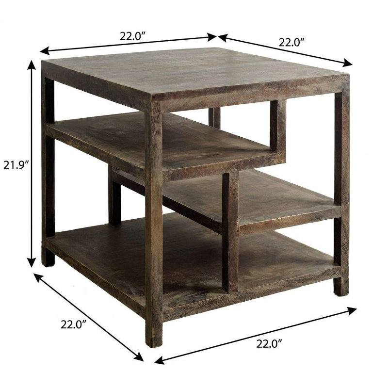 Woxall Solid Wood End Table