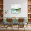«Coastal Serenity With Green Hills», art mural côtier-411938270