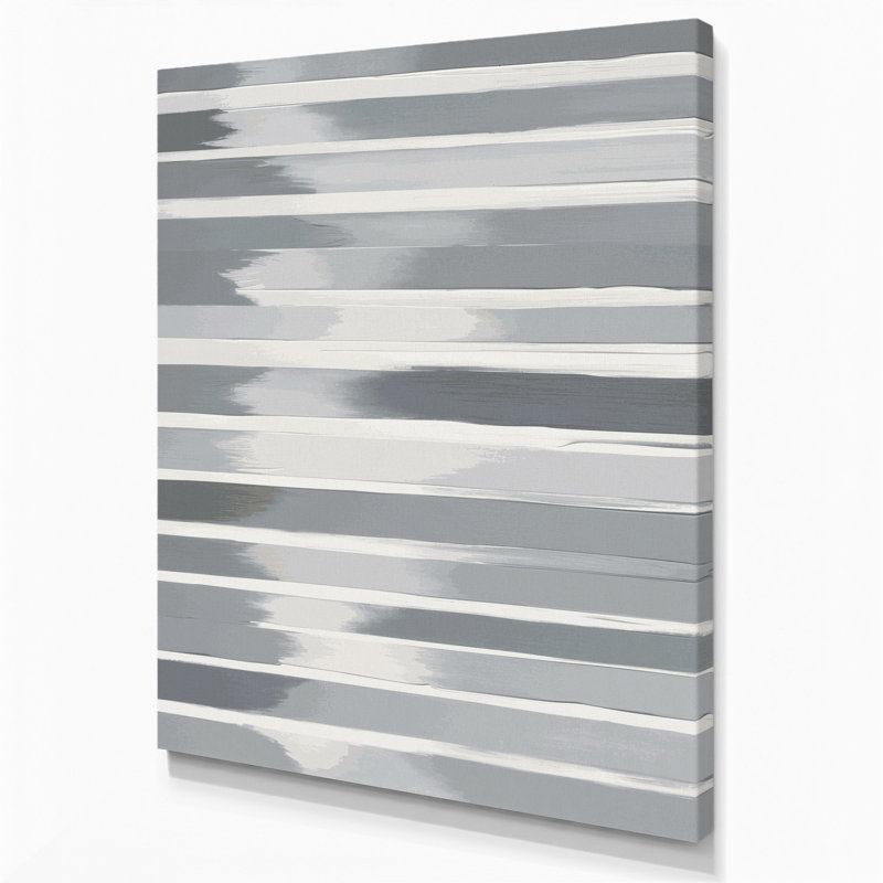 Art mural sur toile DiagonalStripes, H 20 po x l 30 po