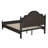 Mid-Century Modern Solid Wood Bed with Herringbone-Inspired Pattern Headboard-1622515583-1638388151