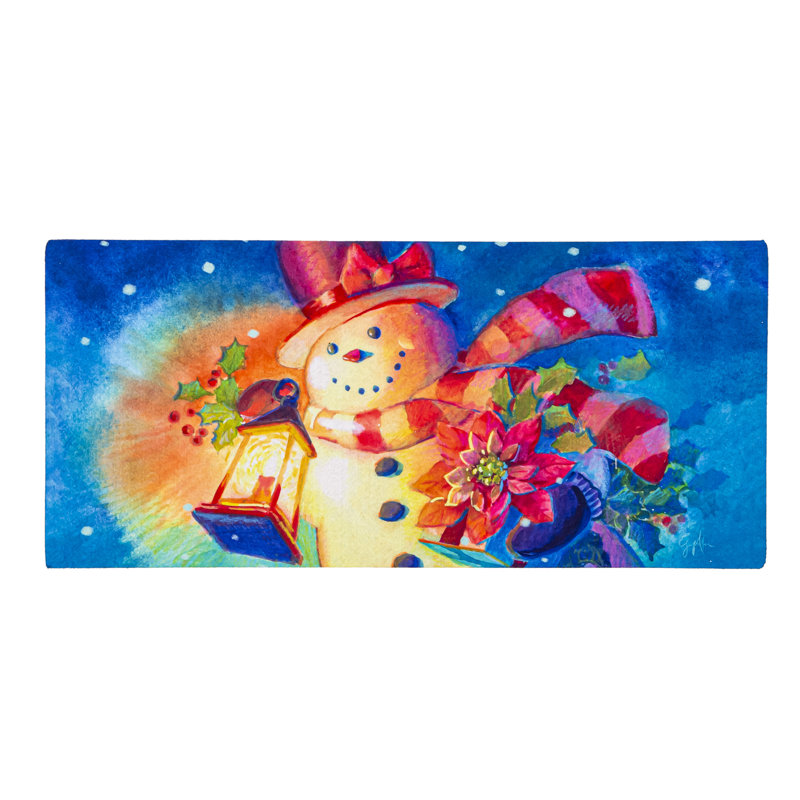 Tapis de lanterne bonhomme de neige Sassafras