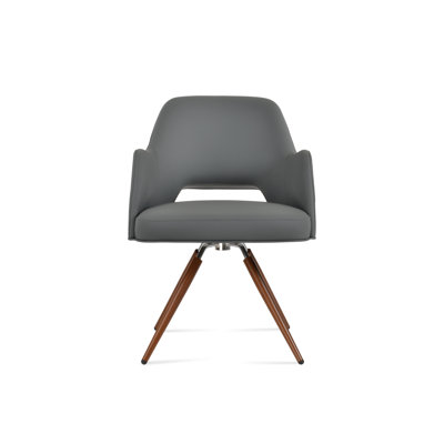 Chaise d'appoint pivotante carotte Marash