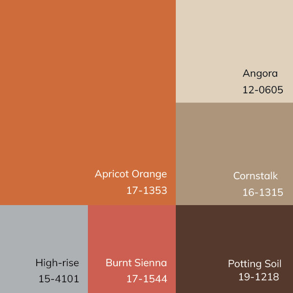 Aaron Hand Tufted Wool Terracotta/Orange/Dusty Sage Rug