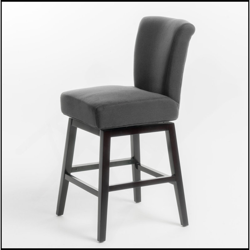Tabouret de comptoir pivotant confortable avec une conception robuste et sophistiquée