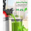 Presse-agrumes Glowwise Press - Presse-étoupe extra large de 4,35 po, presse-agrumes silencieux pour fruits et légumes, facile à nettoyer et à assembler, idéal pour les cuisines familiales, les familles en santé et les amateurs de remise en forme