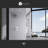Rift Collection Shower Trim Only: 7" Square Rain Shower Head, Handle Set, & Rough-in Valve Included - Brushed Nickel-36865904