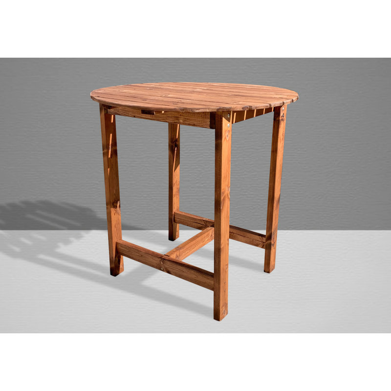 Oakengates Round Outdoor Bar Table , cm W cm D, 110cm H x 118cm D x 118cm L