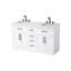 Meuble-lavabo double 60 po blanc-545837302-545837296
