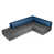 Dark Gray/Dark Blue Fabric selected