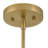 Zoë 1 - Light Lacquered Brass Single Pendant-1643878402