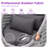 Fully Assembled Altuminum Frame PVC-coated polyester Rope  6 - Person Outdoor Seating Group With Cushions And Round 14.2'' Coffee Table with Pattern Tile Tabletop for Patio Porch Balcony Terrace Garden-320516092-320516095