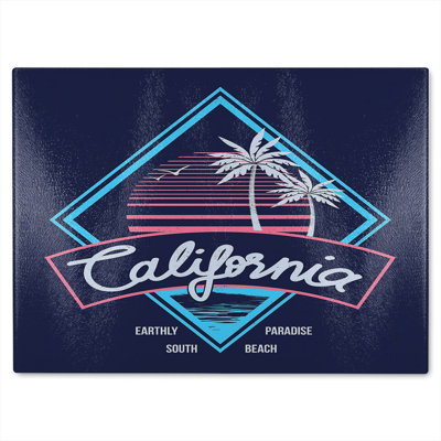 Neon California Glass Chopping Board