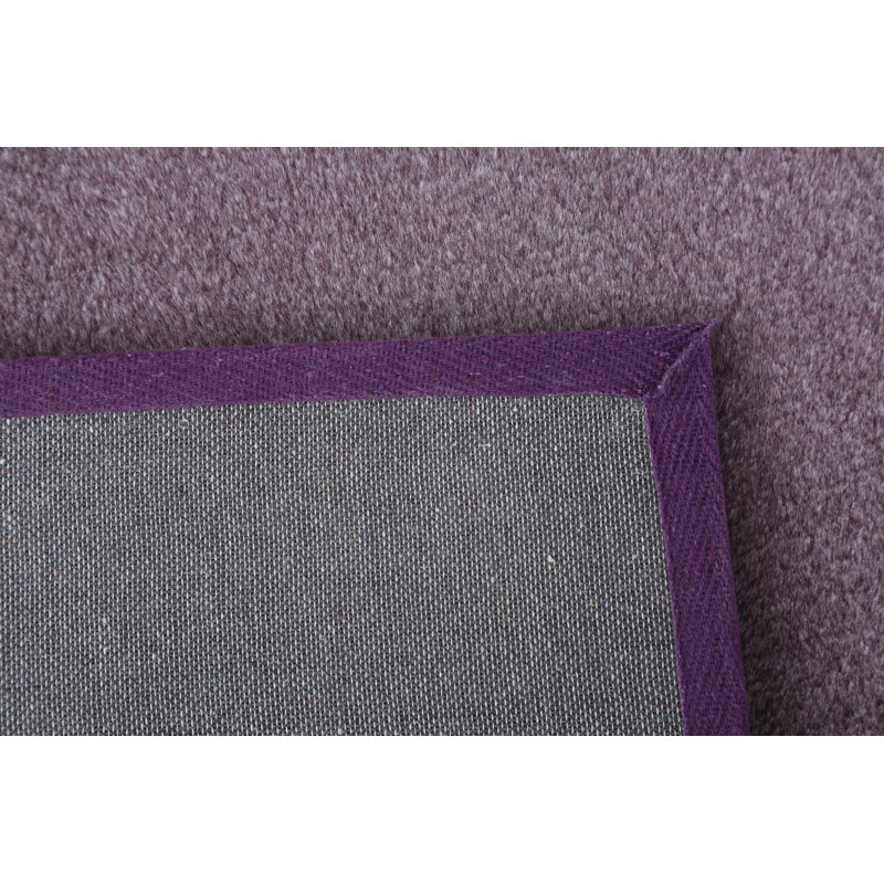 Tapis mauve épais épais 5 x 7 de la collection Ogilvie, Rectangle 5 pi x 7 pi