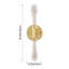 Adalena Iron LED Recessed Wall Light