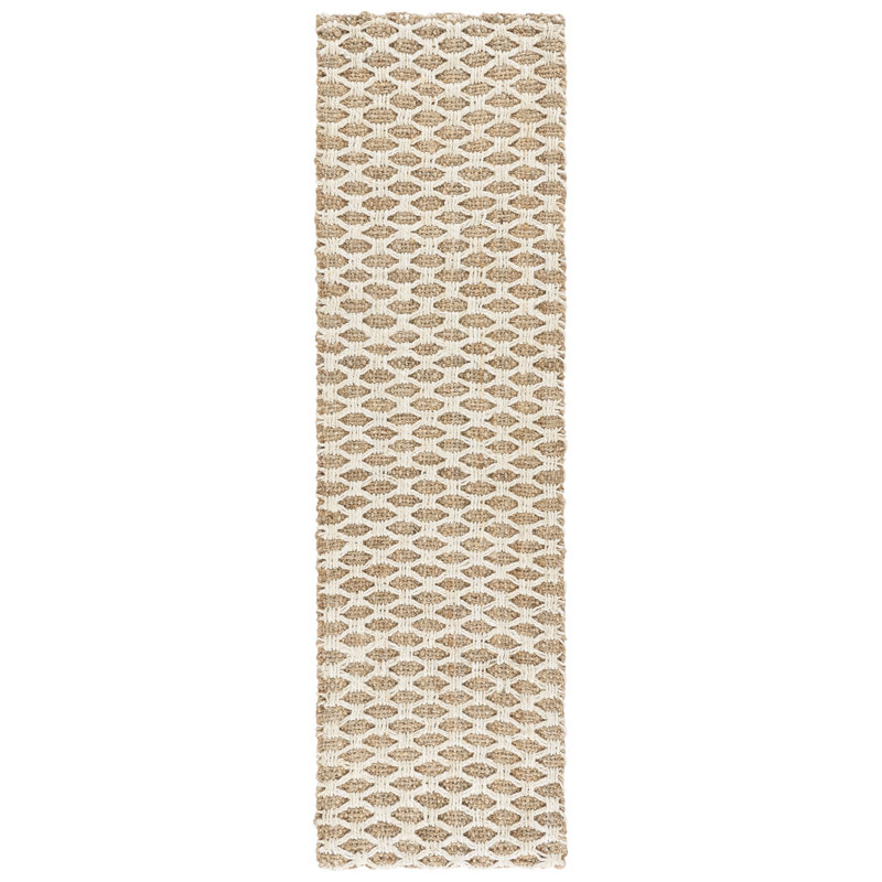 Tapis naturel en fibre naturelle 269, Tapis de couloir 2 pi 3 po x 8 pi