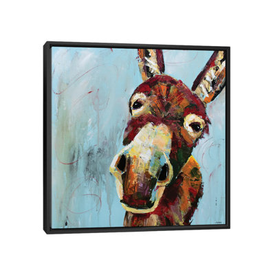Drôle d'âne par Jennifer Seeley - peinture sur toile tendue