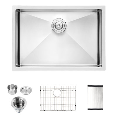49ec3a9ec Undermount Single Bowl Kitchen Sink