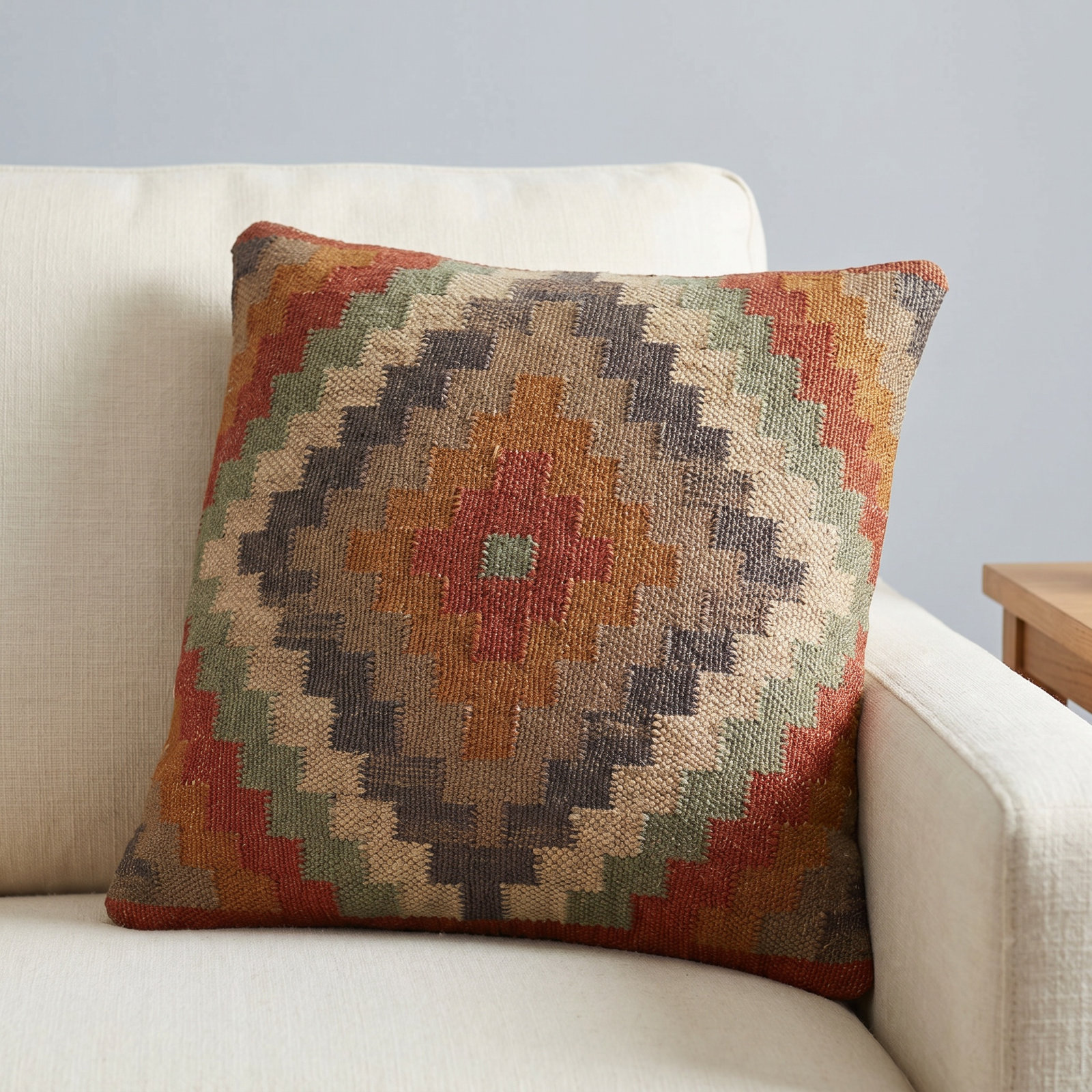 18" x 18" Wool Pillow Cover & Insert