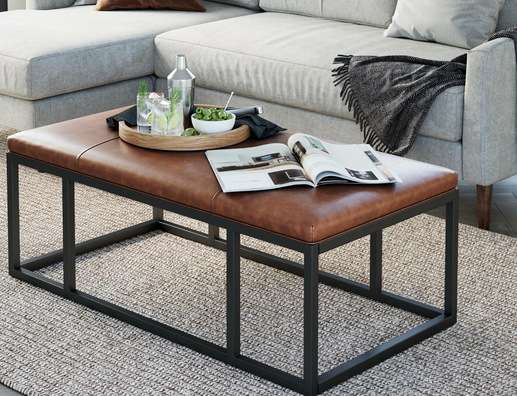 Latitude Run® Gwilym Frame Coffee Table & Reviews | Wayfair