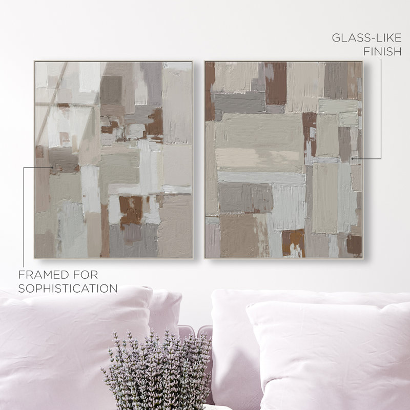 In Place Set Set by Oliver Gal, 17"H x 21"W, Silver Floater Frame